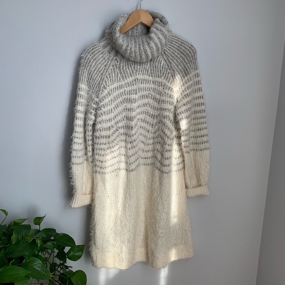 Anthropologie sleeping on snow eyelash dress L - Picture 4 of 8